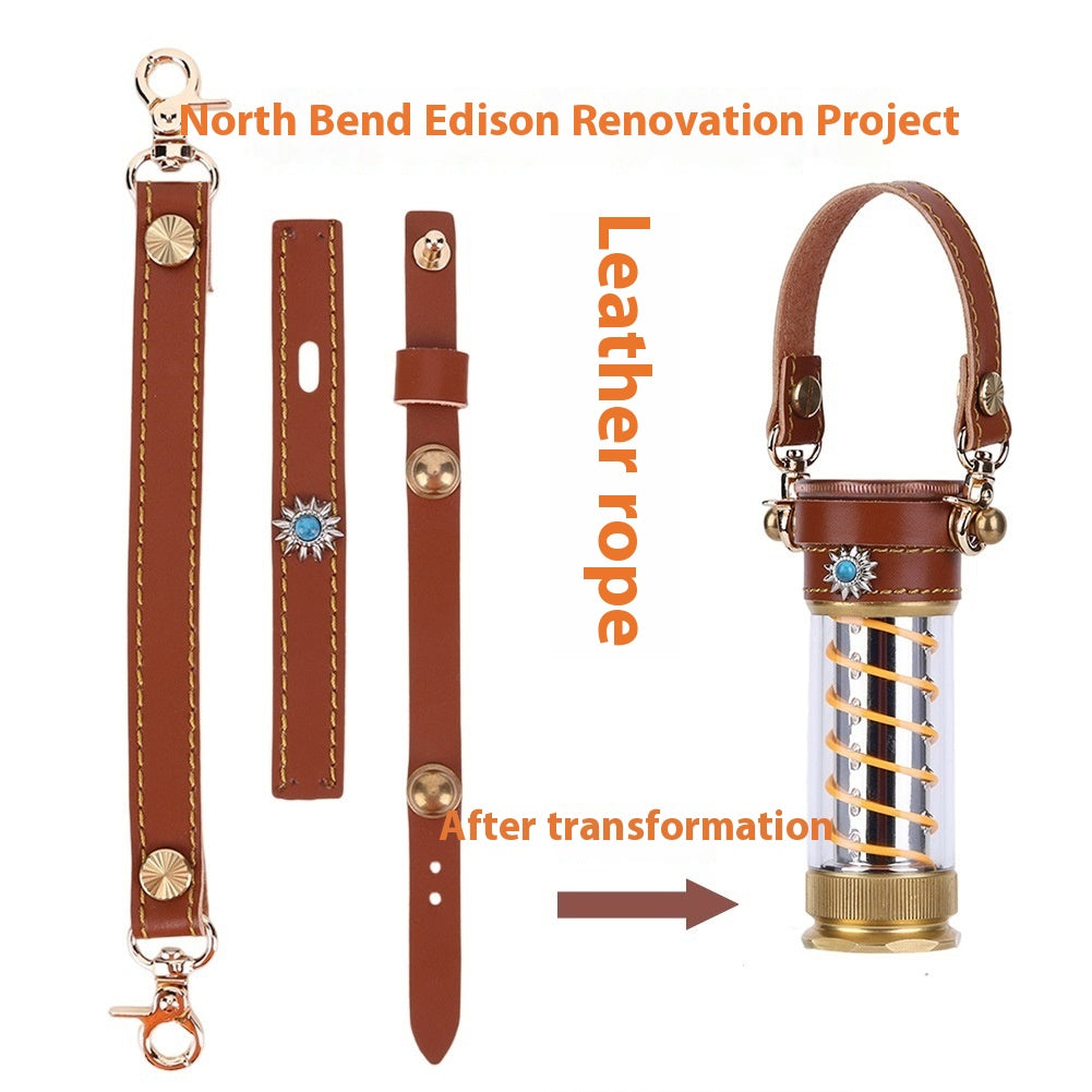 Beibang Edison Camping Lantern Leather Hanging Rope Set 3 Piece