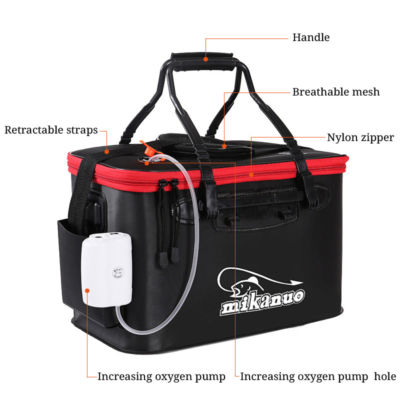 Portable EVA Fishing Tackle Storage Bag