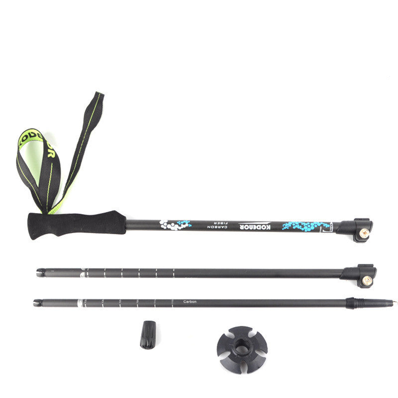 Carbon Fiber Telescopic Folding Trekking Pole