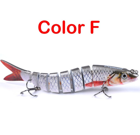 Multi Jointed Pike Fishing Lure Hard Bait Trolling Carp Fishing Tool