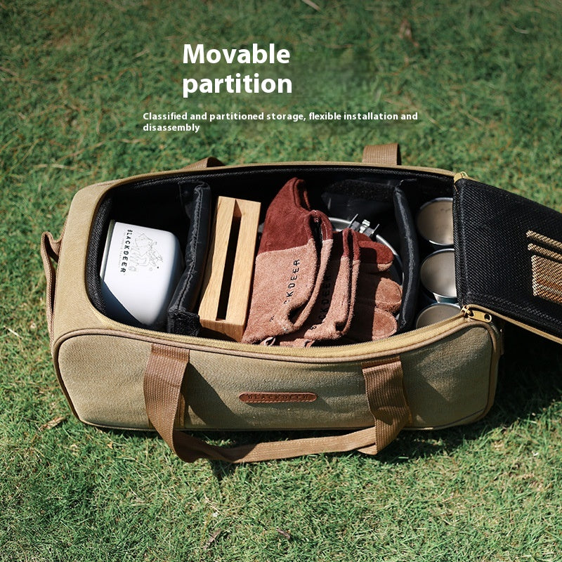Outdoor Camping Cookware Set Picnic Storage Bag