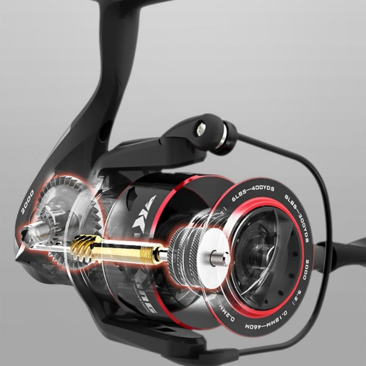 All Metal Telescopic Fishing Spinning Reel