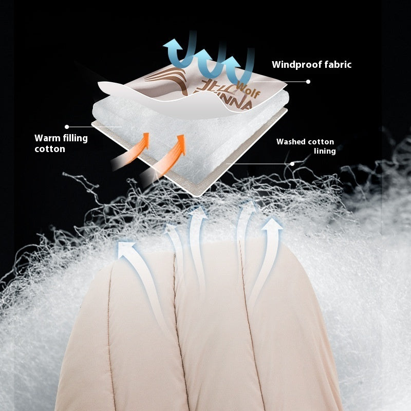 Double Thickened Cold Protection Camping Sleeping Bag Outdoor