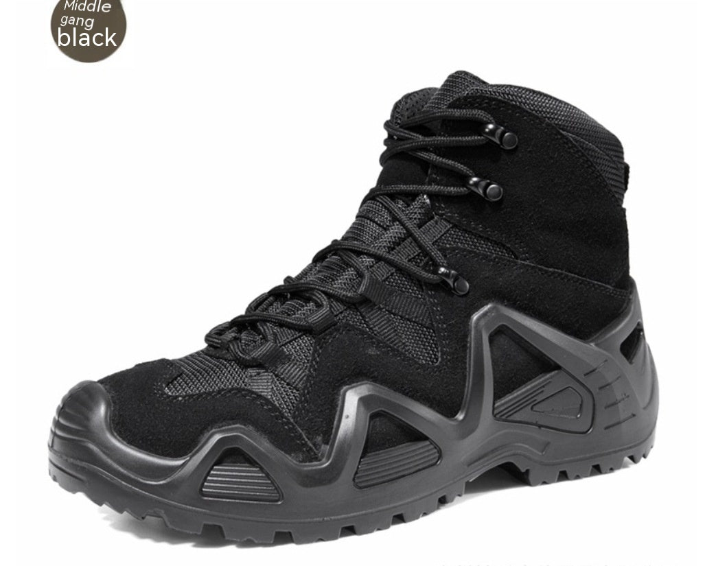 Mid-Top Military Combat Hiking Boots