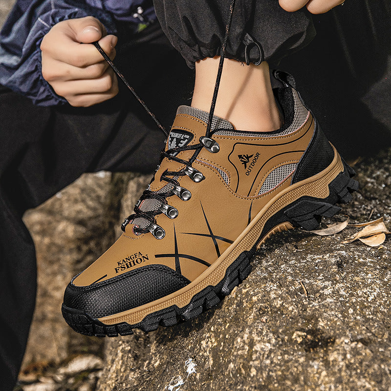 Breathable Non Slip Wear Resistant Outdoor Camping Work Shoes