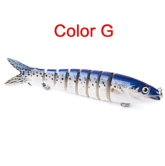 Multi Jointed Pike Fishing Lure Hard Bait Trolling Carp Fishing Tool