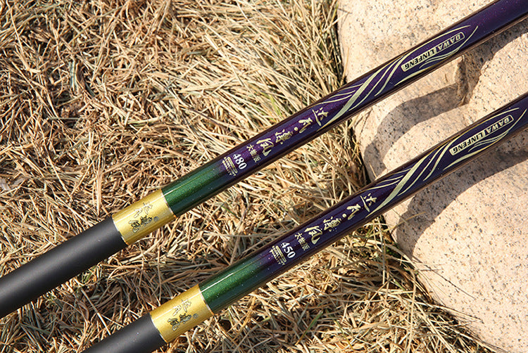 High Carbon Black Fishing Rod 6H19 Short Pitch Hand Rod