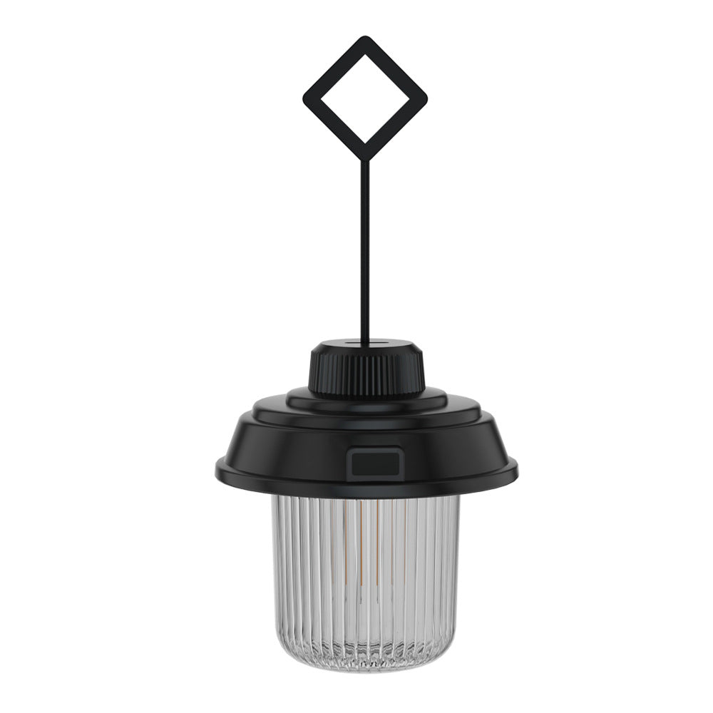 Retro Rechargeable Multi Function Camping Lantern Portable Light