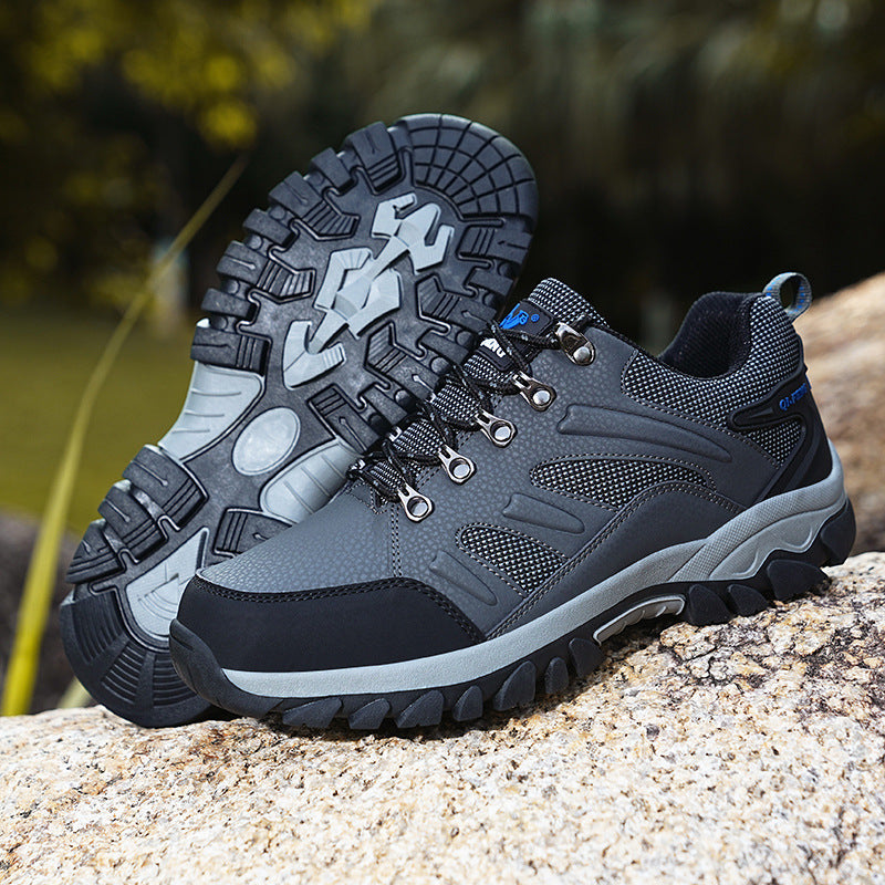 Couple Outdoor Hiking Boots Breathable Large Size Shoes