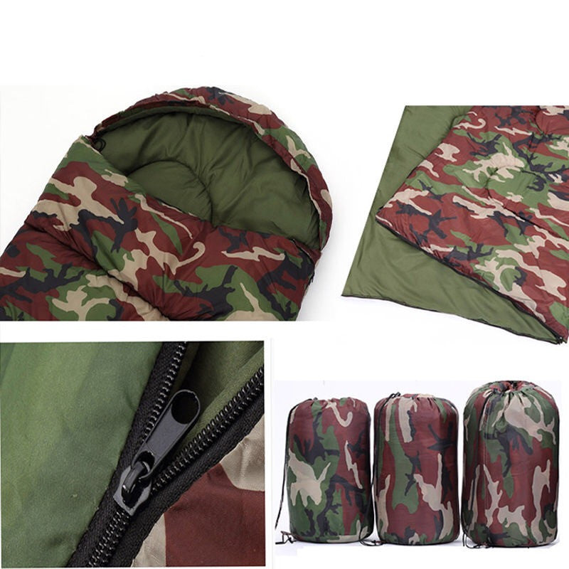 Camouflage Emergency Camping Sleeping Bag Outdoor Survival Bag