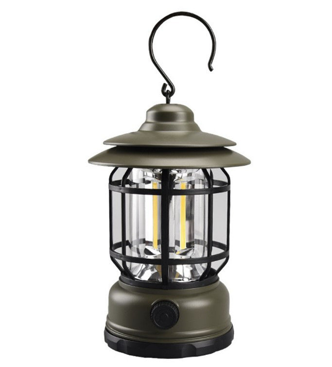 Vintage Rechargeable Camping Lantern Portable Ambient Tent Light