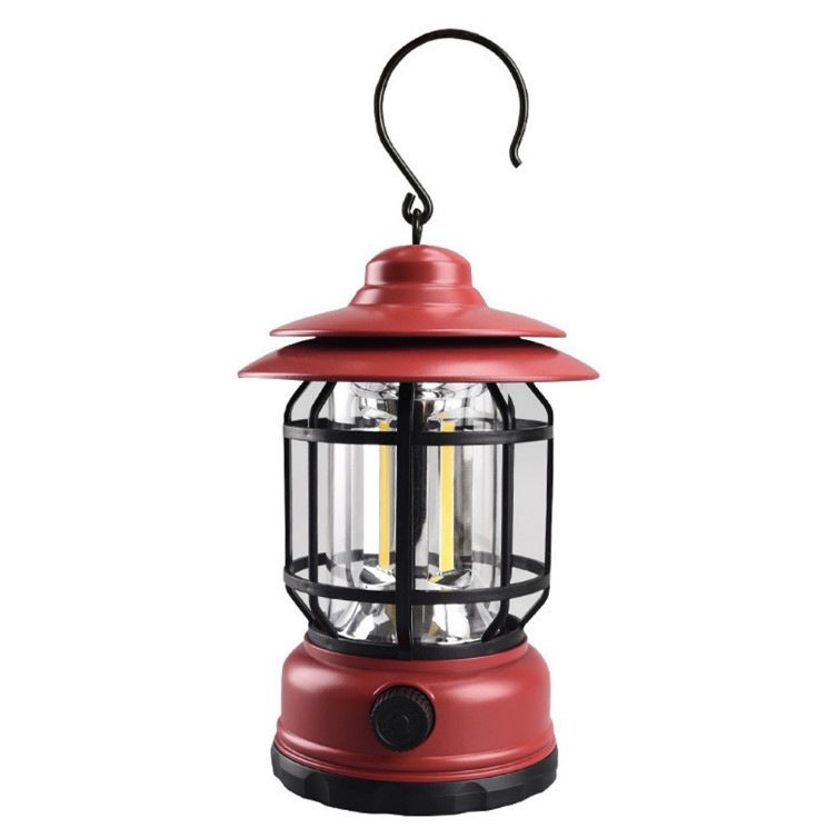 Vintage Rechargeable Camping Lantern Portable Ambient Tent Light