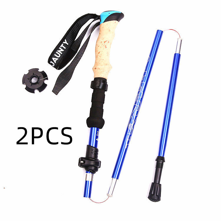 Five Section Folding Lightweight EVA Trekking Pole