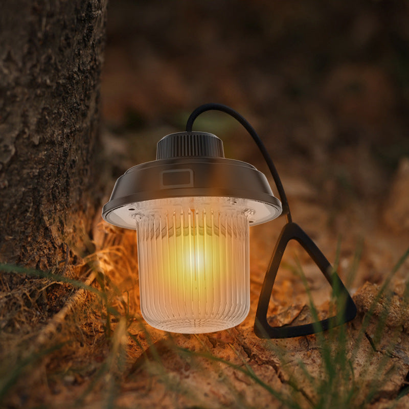 Retro Rechargeable Multi Function Camping Lantern Portable Light