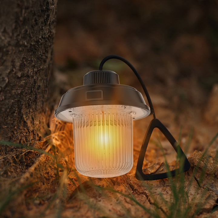 Retro Rechargeable Multi Function Camping Lantern Portable Light