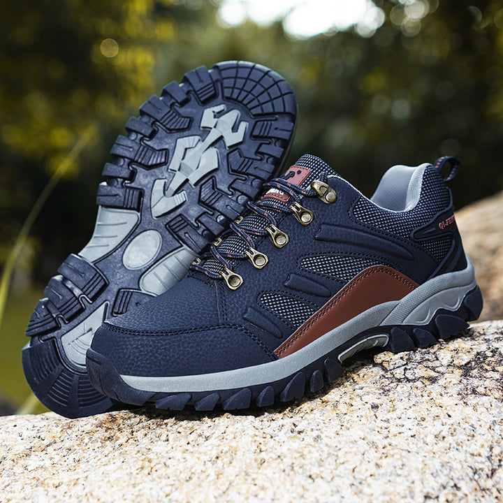 Couple Outdoor Hiking Boots Breathable Large Size Shoes