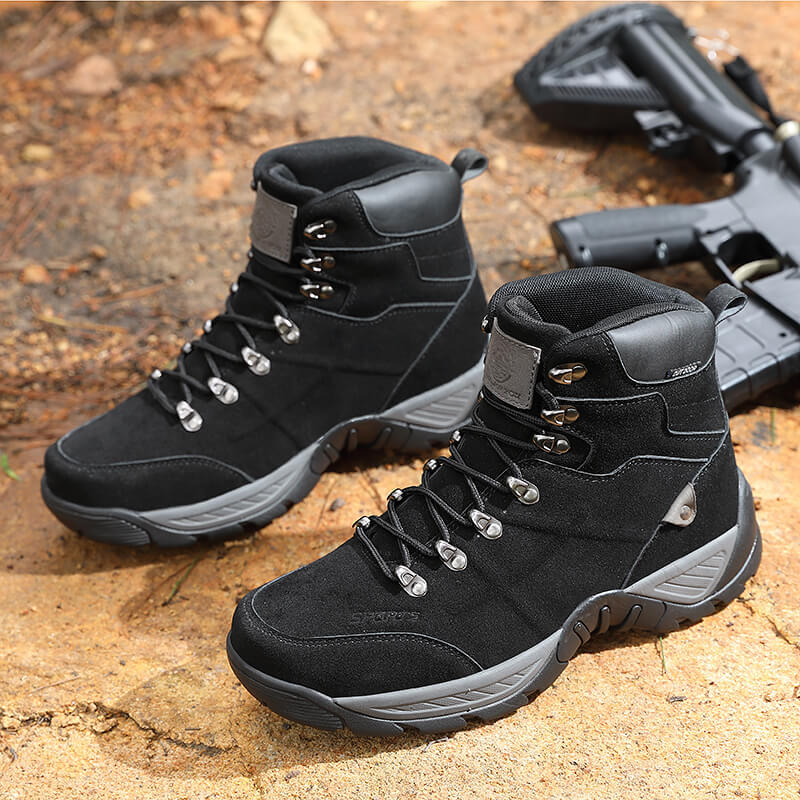 Men's Mid-High Autumn Winter Hiking Boots Plus Size