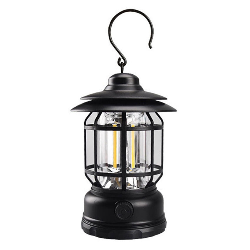 Vintage Rechargeable Camping Lantern Portable Ambient Tent Light