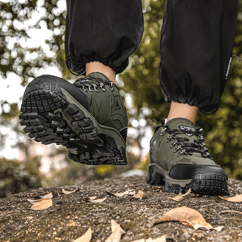 Breathable Non Slip Wear Resistant Outdoor Camping Work Shoes