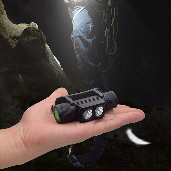 Waterproof LED Headlamp Focusing Headlight Camping Fishing Torch