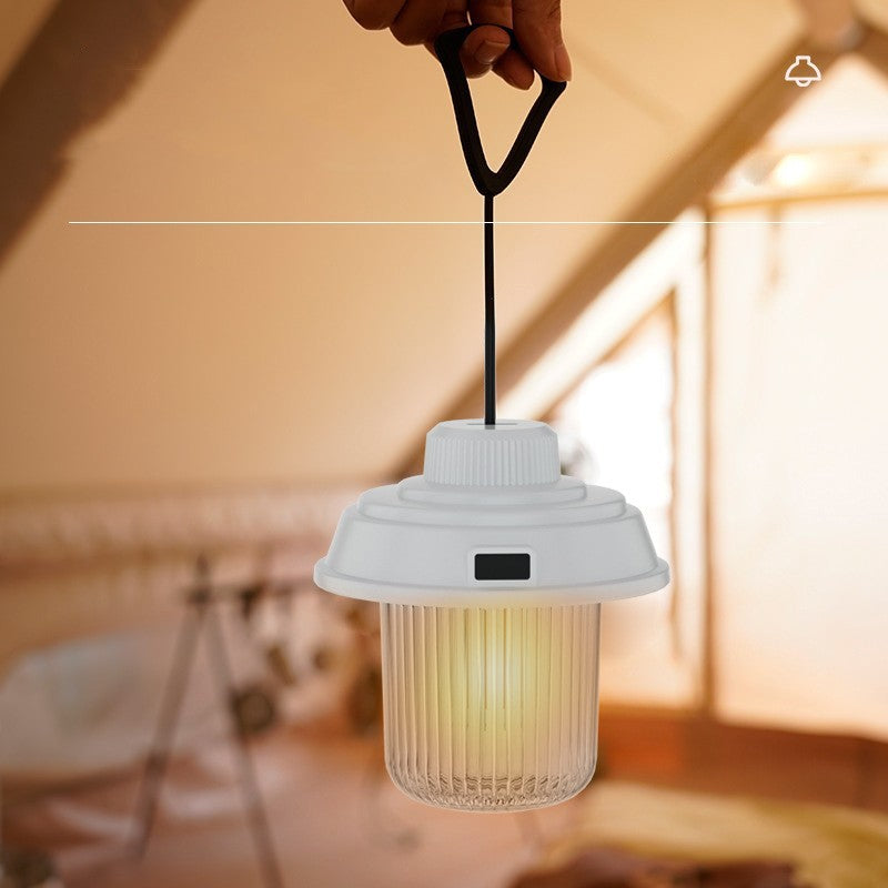 Retro Rechargeable Multi Function Camping Lantern Portable Light