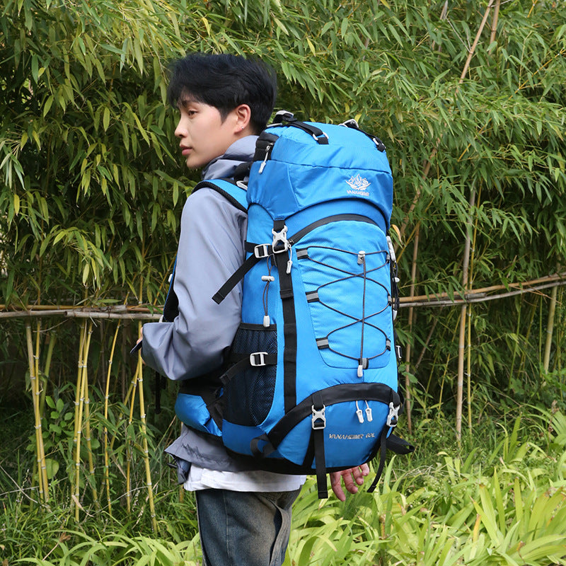 60L Large Capacity Hiking Camping Travel Backpack Outdoor Sports Bag
