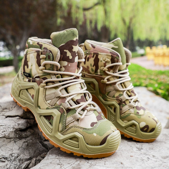 Mid-Top Military Combat Hiking Boots