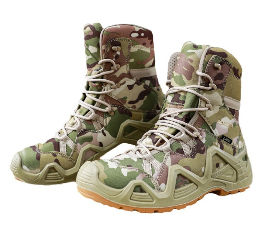 Mid-Top Military Combat Hiking Boots