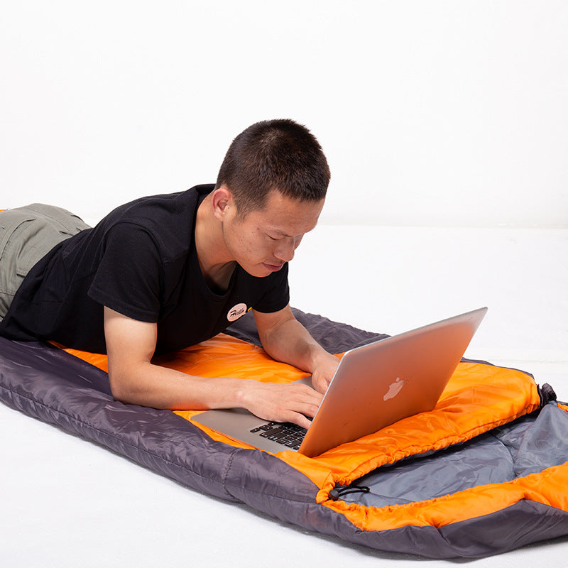 Warm Thickened Camping Sleeping Bag Outdoor Travel Self Driving Gear