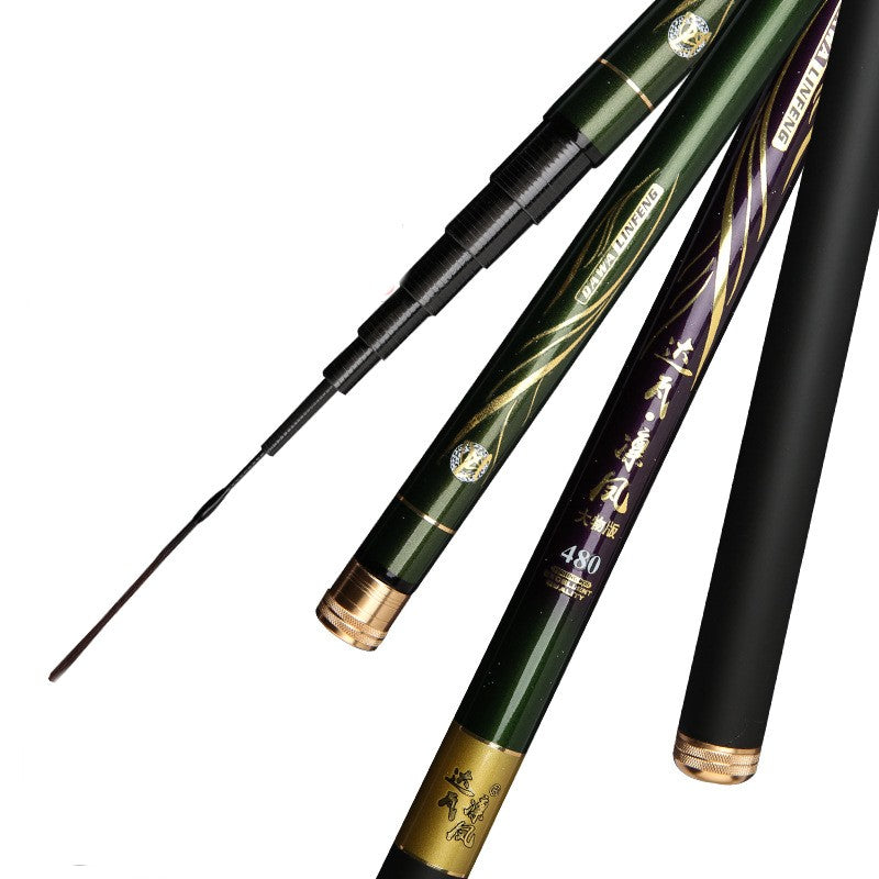 High Carbon Black Fishing Rod 6H19 Short Pitch Hand Rod