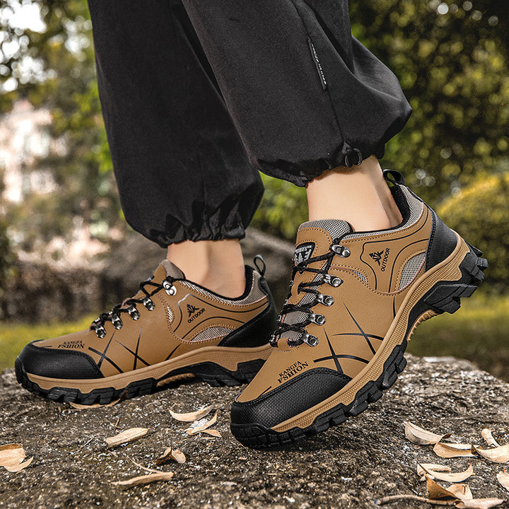 Breathable Non Slip Wear Resistant Outdoor Camping Work Shoes