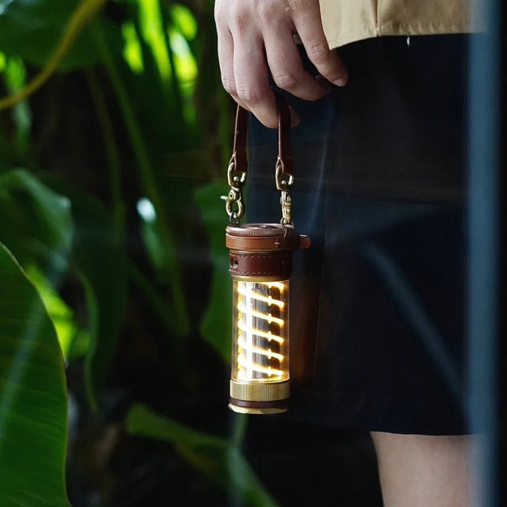 Beibang Edison Camping Lantern Leather Hanging Rope Set 3 Piece